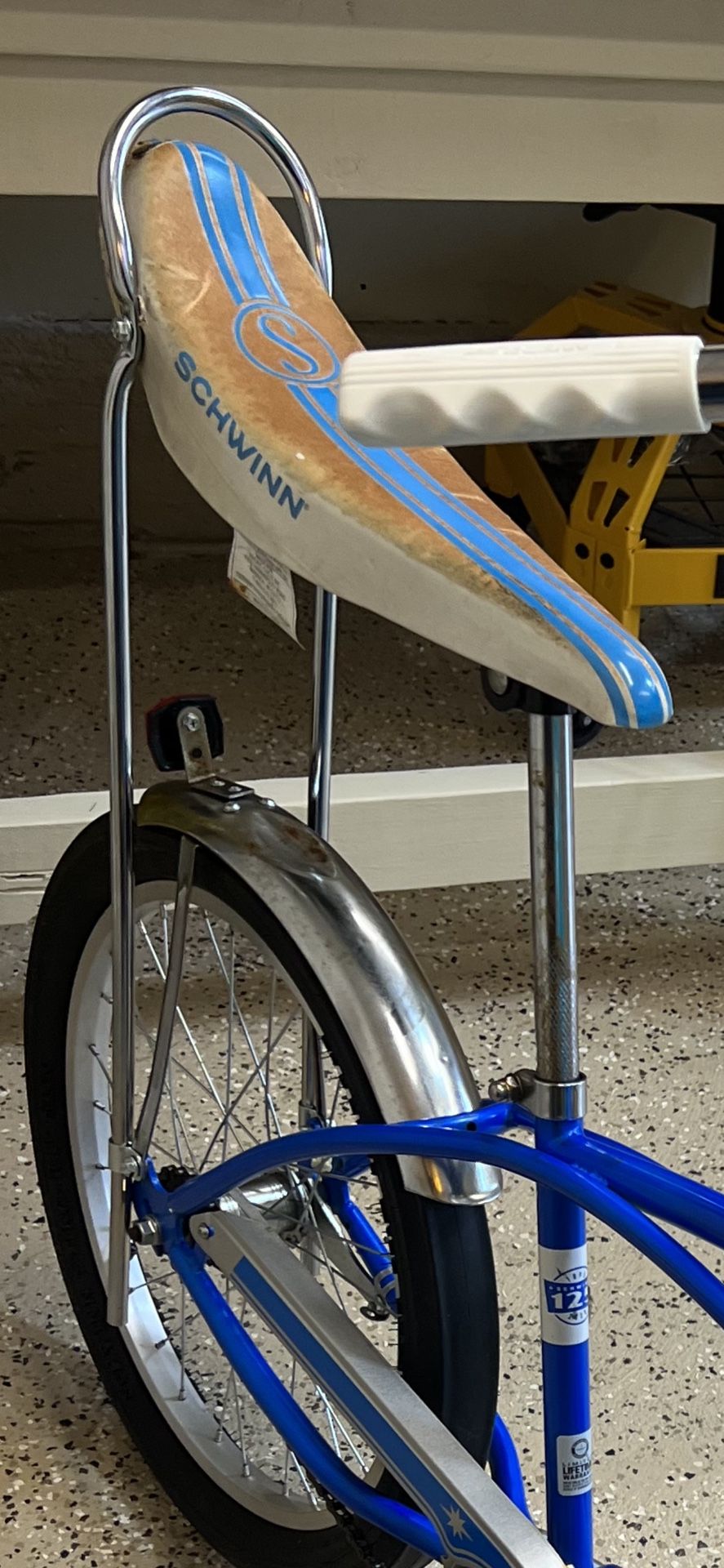 Poignées De Guidon (Grips) Vintage Pour Vélo Cruiser / Schwinn Stingray - Style OG - Blanc - Caoutchouc - 22.2mm