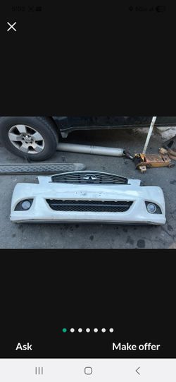 2010/2011/2012/2013 Infiniti G37 Sedan Front Bumper Cover 