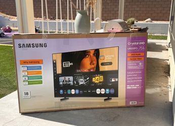 75” Samsung smart 4k led Uhd tv