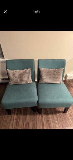 Green chairs