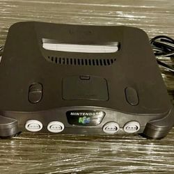 Original Nintendo 64 With Accessories 