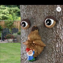 Tree Face This Is A Whimsical Tree Face And Gnome Resin Decorative Piece 15 Pieces Available $10.00 Each Read Description 