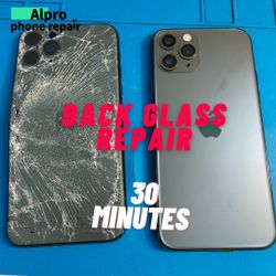 Iphone Cracked Back Glass 