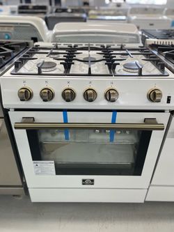 New FORNO 30” Gas Range 5 Burners/ 2 Years Warranty
