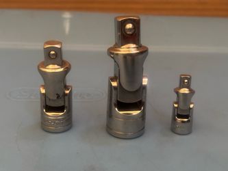 Snap-on Tools 3 pc Combination Drive Universal Joint Set