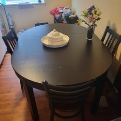 Table and chairs