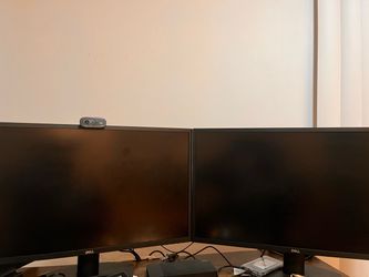 Dell 27” monitors (2 nos)