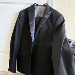 Men’s Classic Black Tuxedo – Elegant, Formal, Size M, Excellent Condition 
