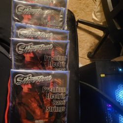Silvertone - STR45EB - Premium Electric Bass Strings  6 New Sets Of 4
