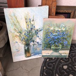 Two Floral Paintings