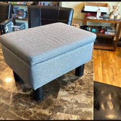Foot Stool Has Compartment Style
