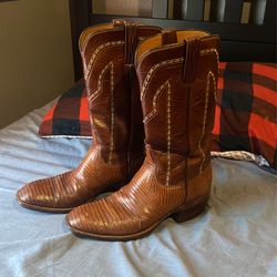 Size 7 1/2 Lizard Skin Boots