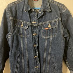 MISSES LADIES MS. LEE DARK WAS DENIM JACKET SIZE 9/10