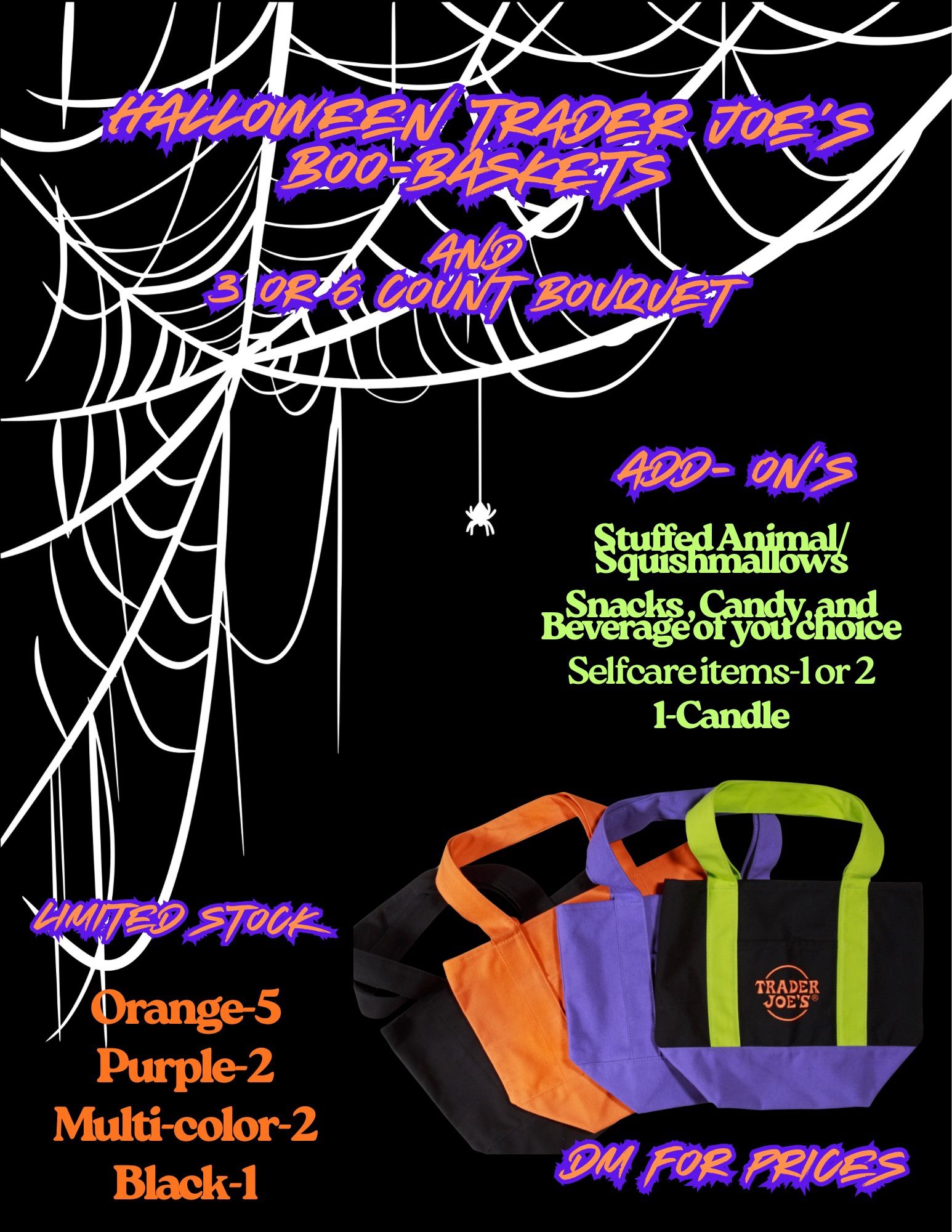 Trader Joe’s Spooky Basket Tote