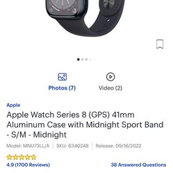 Apple Watch Series 8 GPS Only
