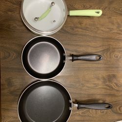 Skillets and Sauce Pan