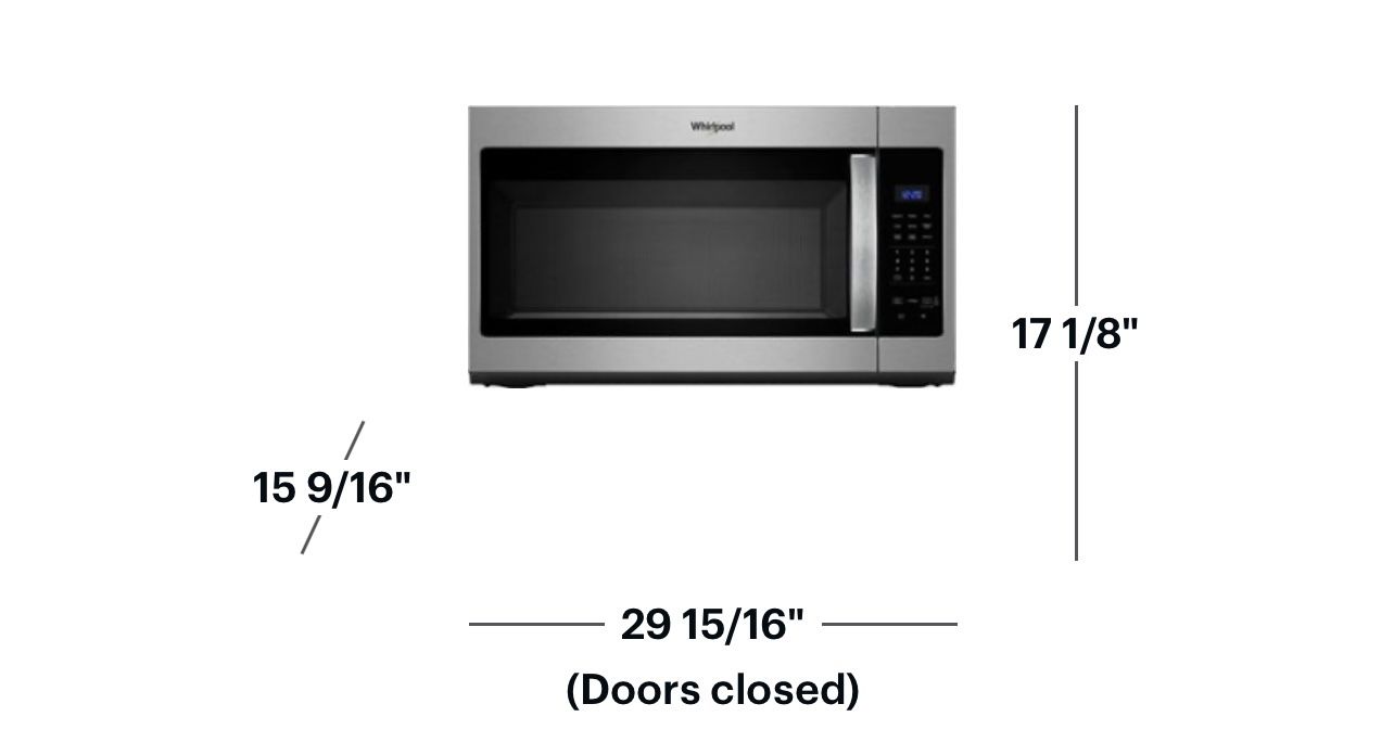 Whirlpool - Over-the-Range Microwave - Stainless Steel