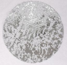 Lot of 15 Packs (90 Total) Dual-Sided Gold & Silver Foil Placemats – 13” Round Textured Metallic Table Mats – Party, Wedding, or Holiday Décor