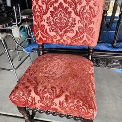 Antique Very Old Set Of 8 Chairs