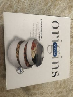 Origins 3 tier microwave steamer