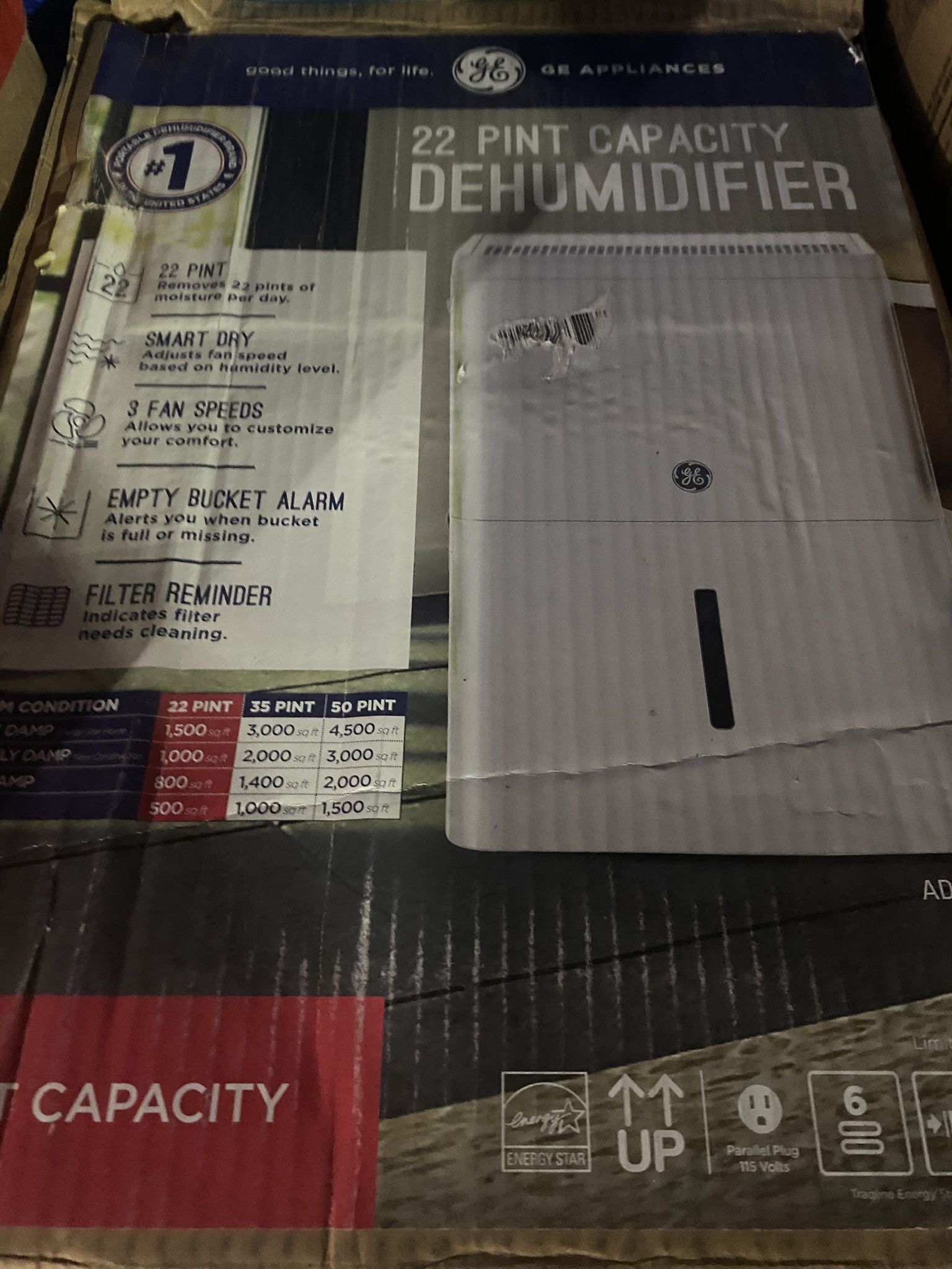Dehumidifier 22 Pint