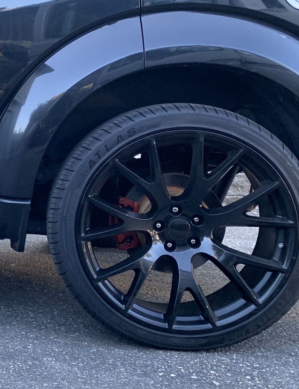 22” Black Rims/tires