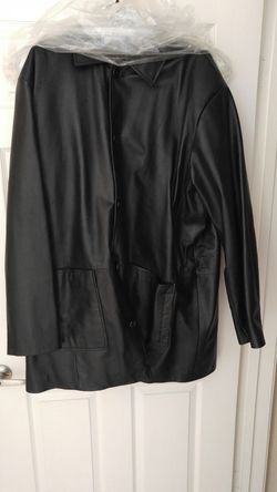 New Condition Genuine Lambskin Leather Coat
