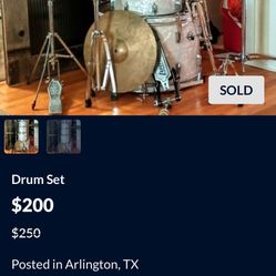 Used Drum Set