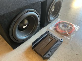 Mrmusicman 2-12 bass package /1000rms - $399