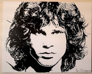 Jim Morrison painting