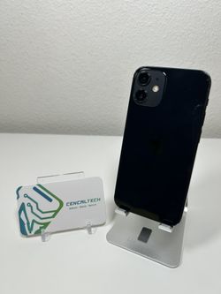 iPhone 12 Mini 64gb At&t & Cricket Carrier 85%🔋Health 5/10 Fair Minor Cracked Backglass #0301