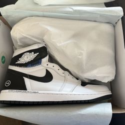 Jordan 1 Retro High Of SP Union Fragment La white Black