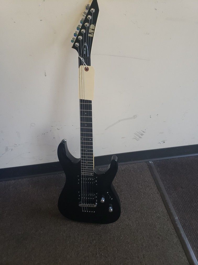 LTD MH-10 Black Electric Guitar With Gig Bag