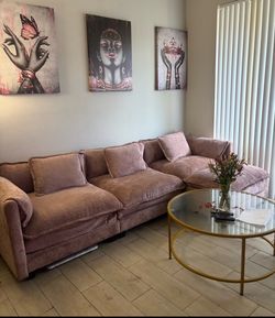 Pink Sofa