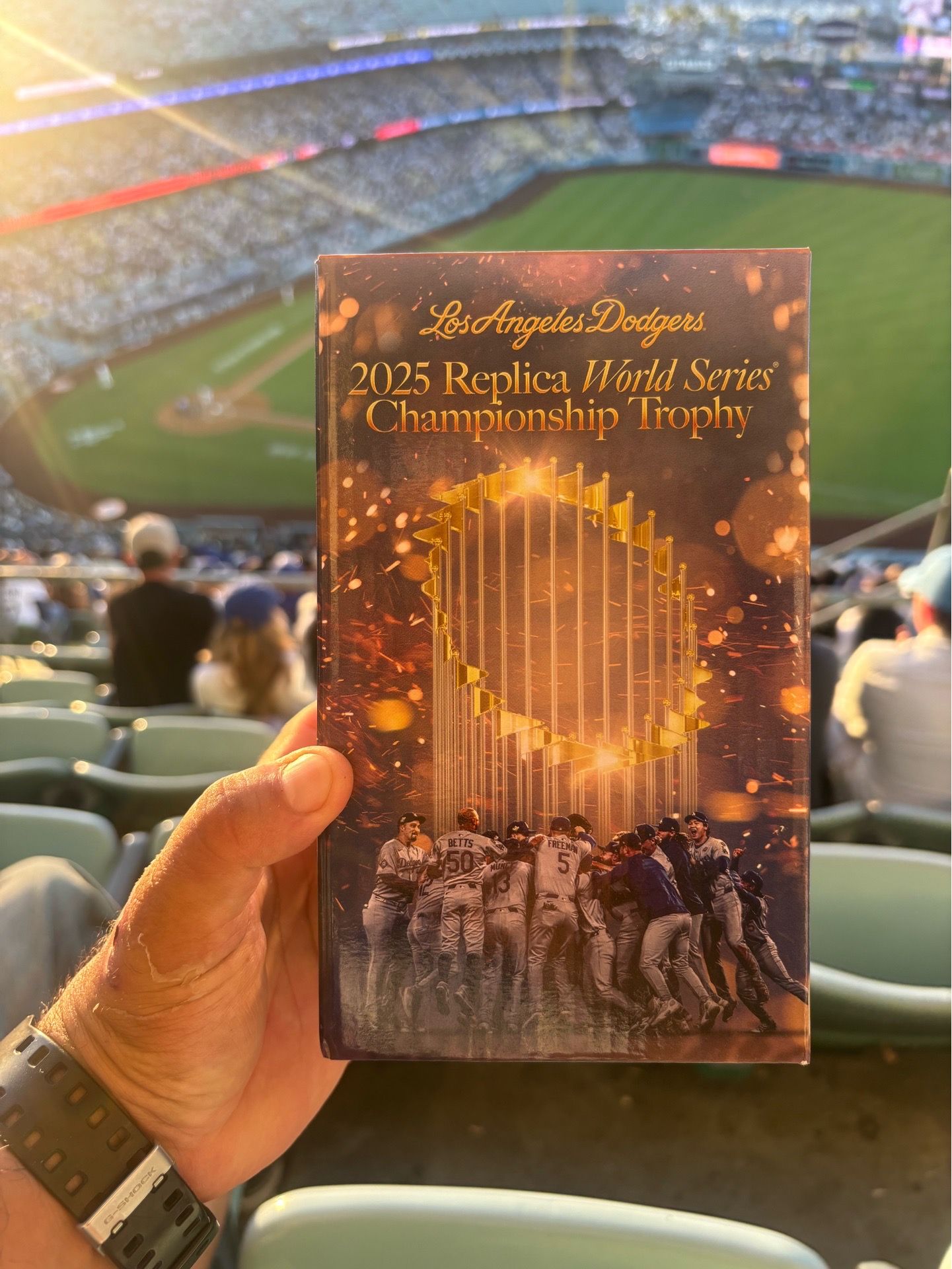 Dodgers 2025 Replica World Series Trophy