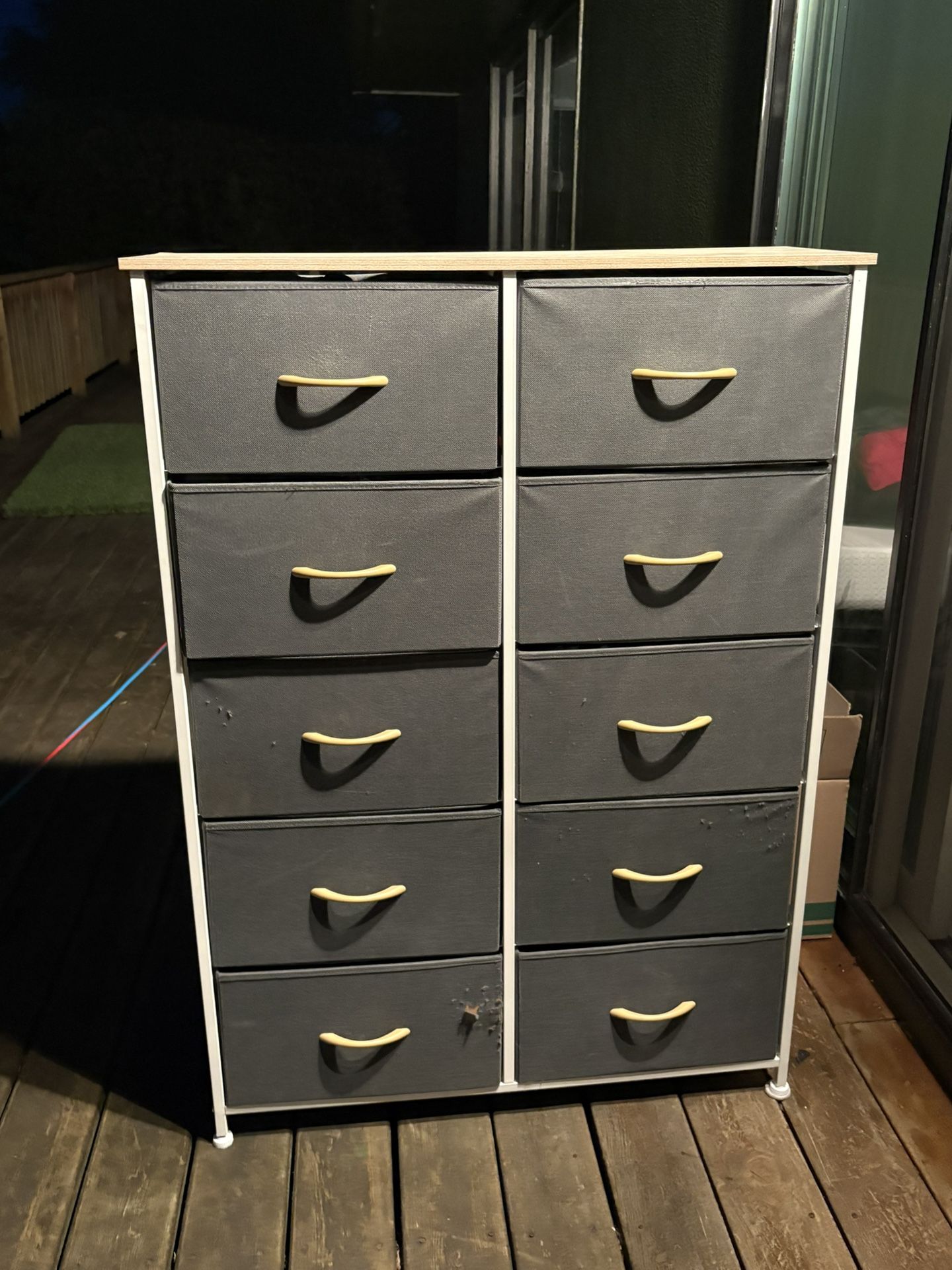 Gray dresser cloth thank you