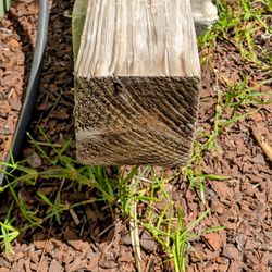 6"x6"  x 16' Foot Pressure Treated PT  Ground Resistant 16' X 6" X 6" 