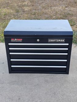 CRAFTSMAN 2000 Series 26.09-in W x19.8-in H x 16.03-in D 5 -Drawer Steel Tool Chest (Black)