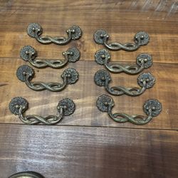Ornate Vintage Furniture Handles 