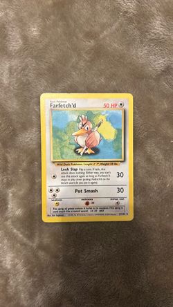 First addition Pokémon card