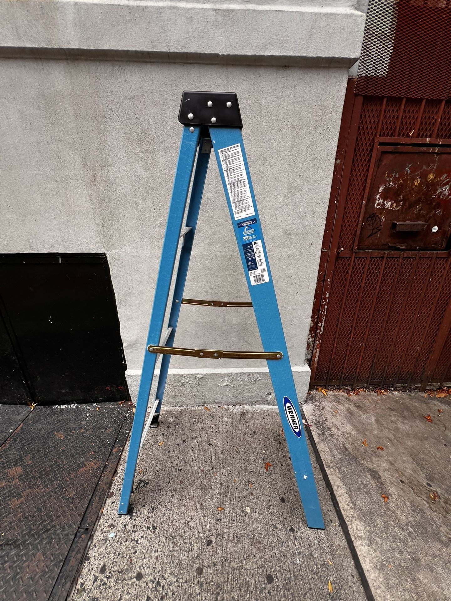 6ft Werner Fiberglass Ladder $30
