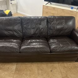 Leather Couch 