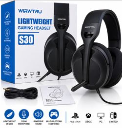 Wirwtru S30 Lightweight Gaming Headset