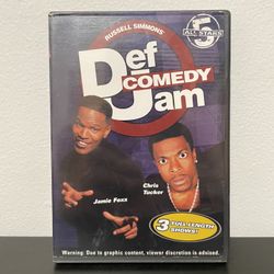 Def Comedy Jam All Stars 5 DVD Jamie Foxx Chris Tucker Martin Lawrence Y2K 2001