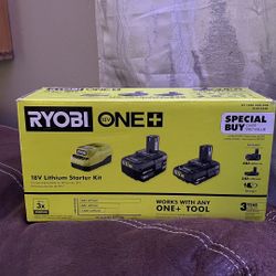 Baterías y cargador Ryobi ONE+ 18V