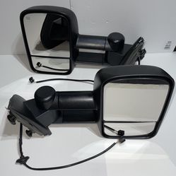 Mirrors. Power / Heat Towing Mirrors For Chevy Silverado / GMC Sierra For 2014 To 2018