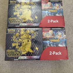 2x Pokemon Surging Sparks ETB + Bundle Costco 2-pack - $95 Each