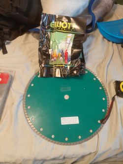 14" (¾" bore) Elliott diamond blade