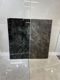 24x48 Spanish Polished Matte Porcelain Rectified Tile New !black