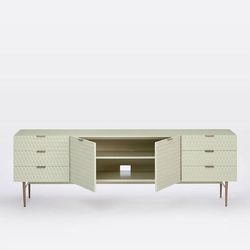 Beautiful West Elm Audrey Media Console For Sale